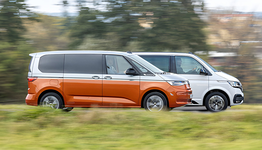 T6 and the new T7 VW Transporter